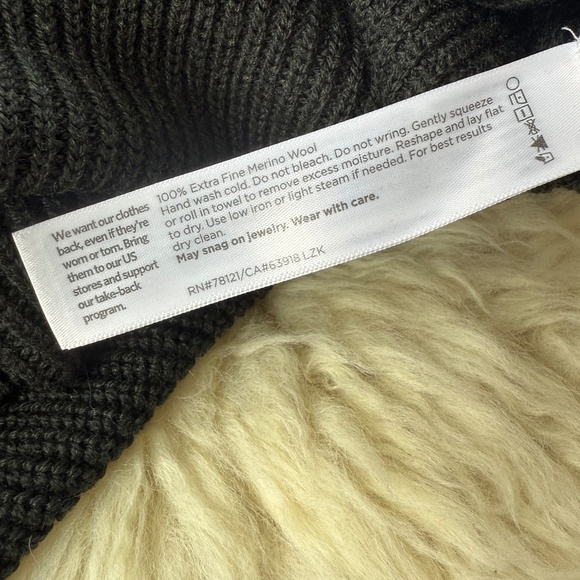 Eileen Fisher Sweater Charcoal Grey Relaxed Fit Size XXS - Picture 4 of 6